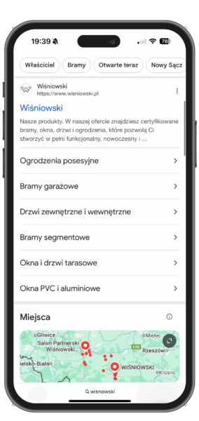 Responsywna strona internetowa zoptymalizowana pod SEO na urządzenia mobilne